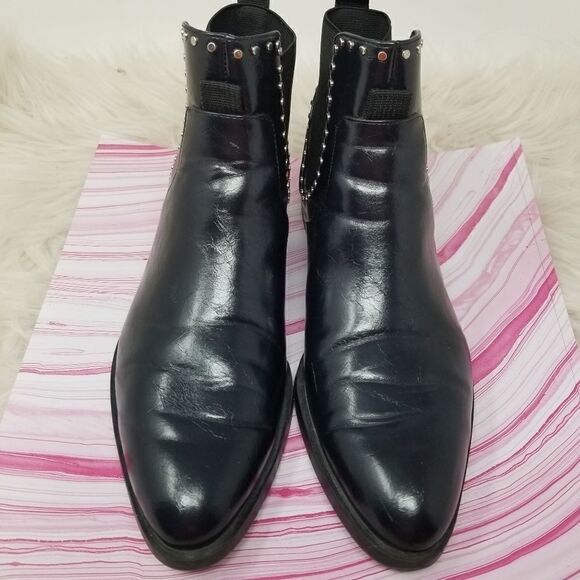 ZARA STUDDED BOOTIES. SIZE EURO 39. - Picture 4 of 12